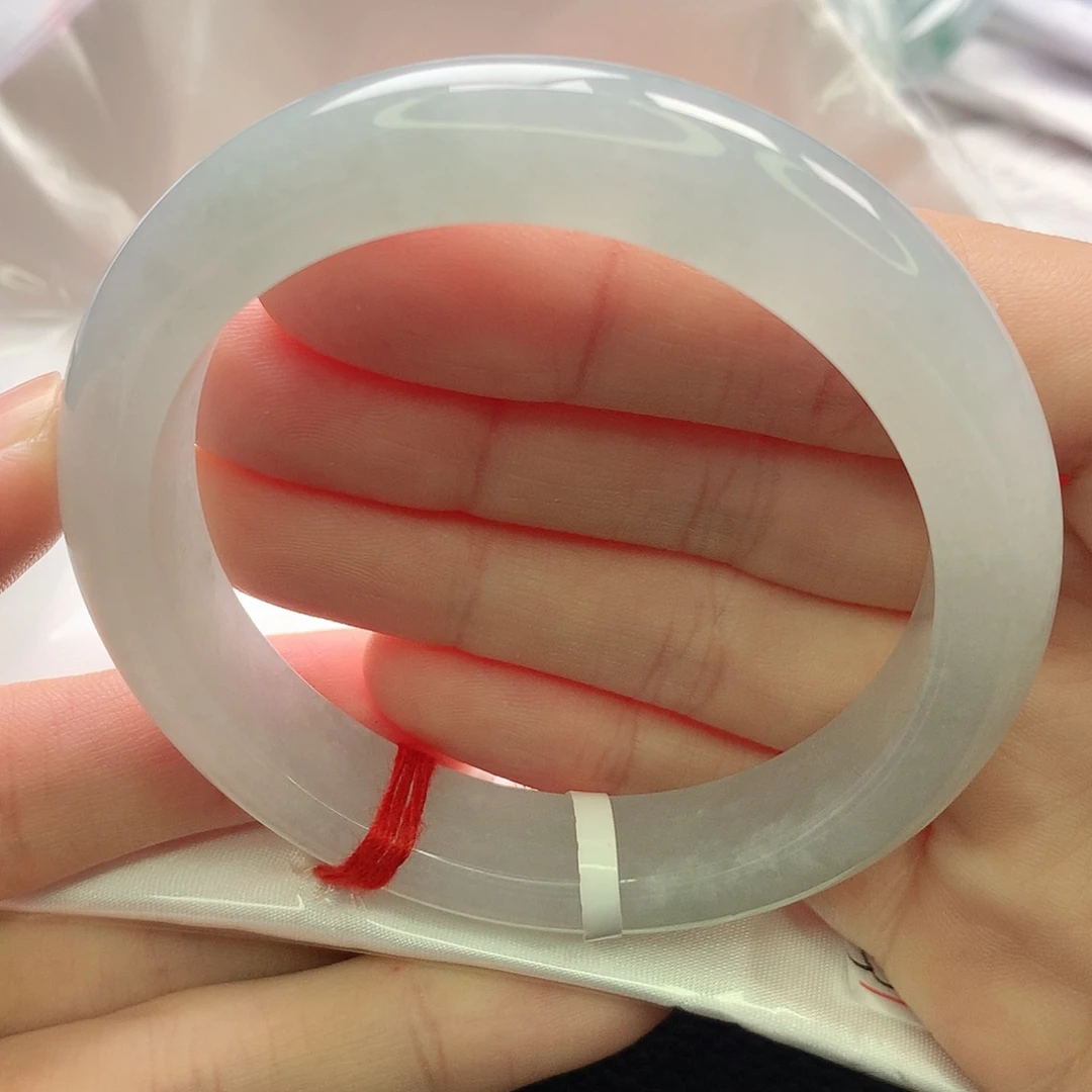 翡翠未镶嵌手镯缅甸55.5