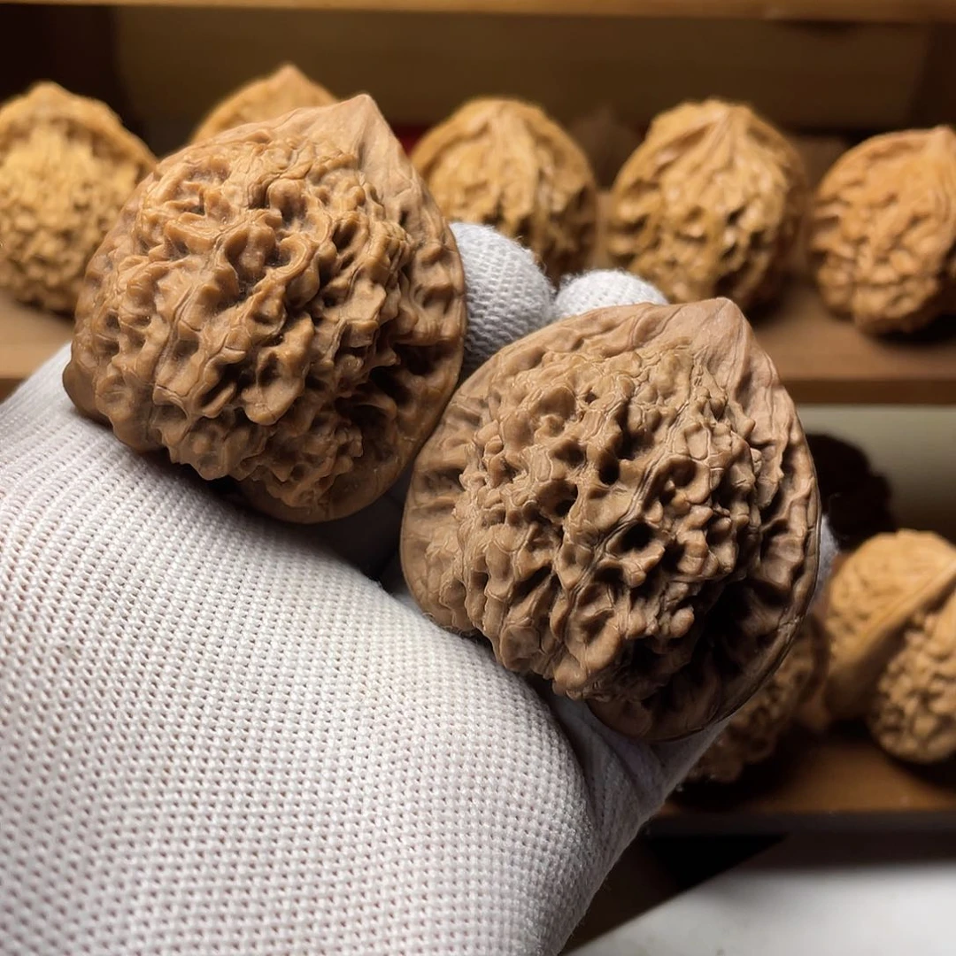 桃核吊坠Z王永麒麟纹官帽45