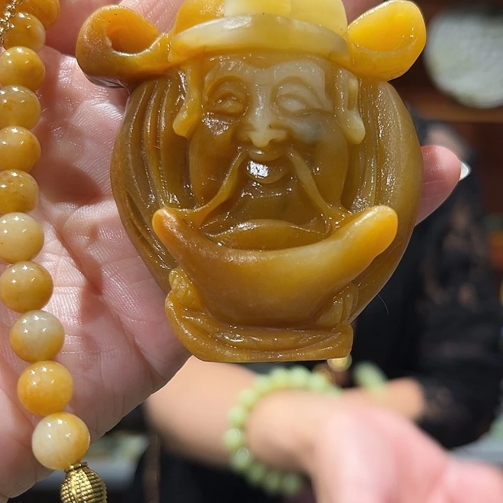 未镶嵌岫玉毛衣链