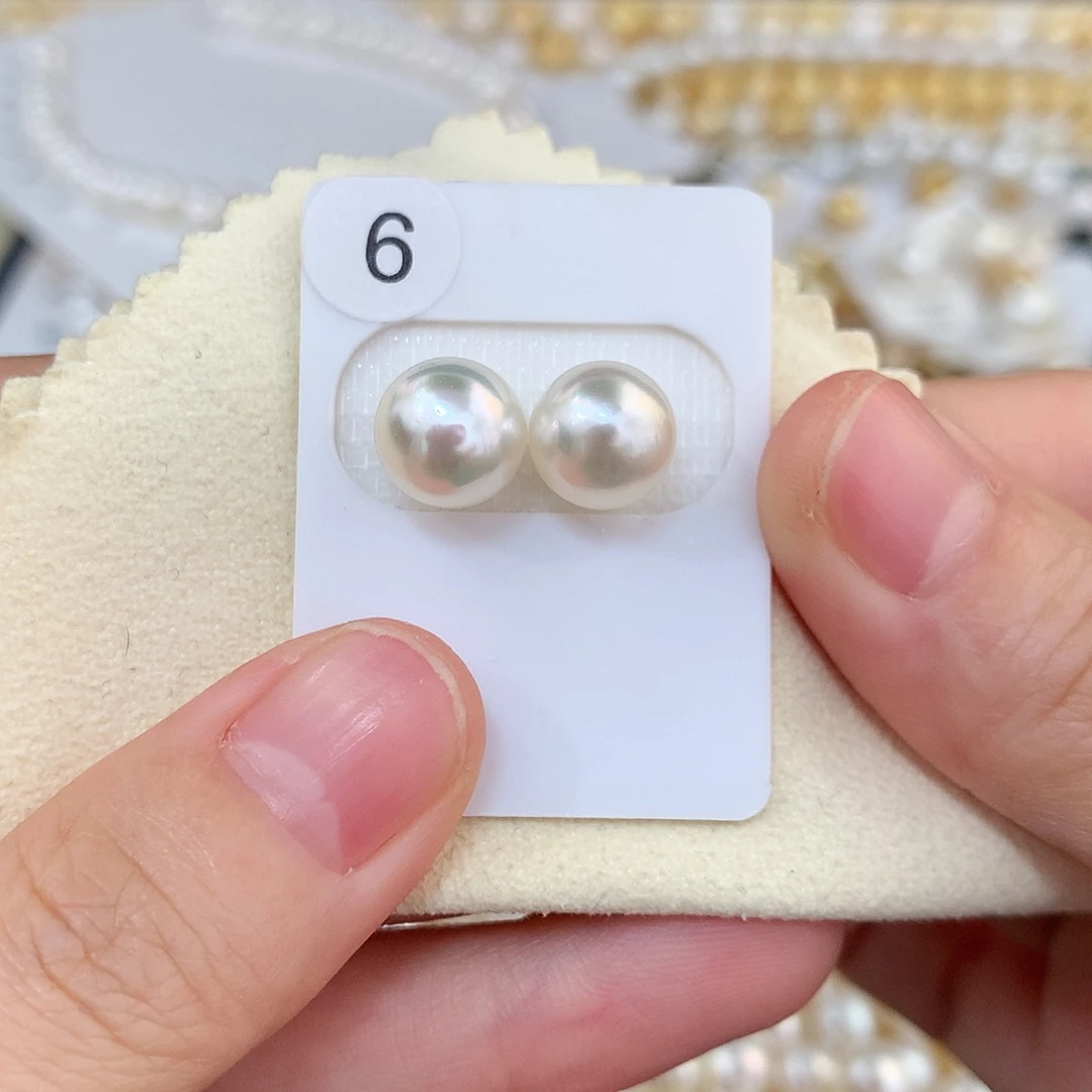 未镶嵌澳白9-10海水珍珠诗****6
