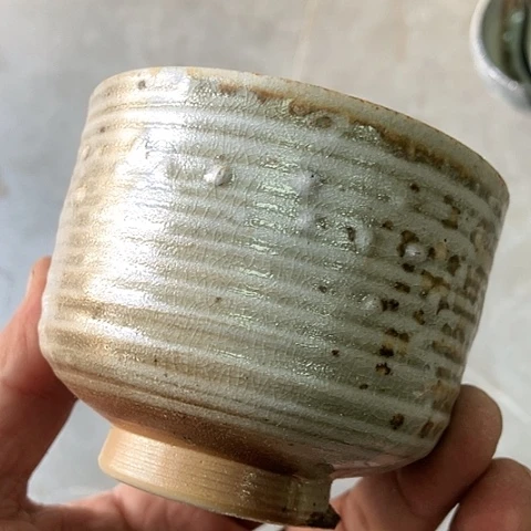 柴烧宝瓶杯子大放漏