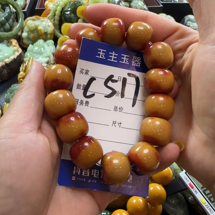 手串未镶嵌透闪石质玉刘*余