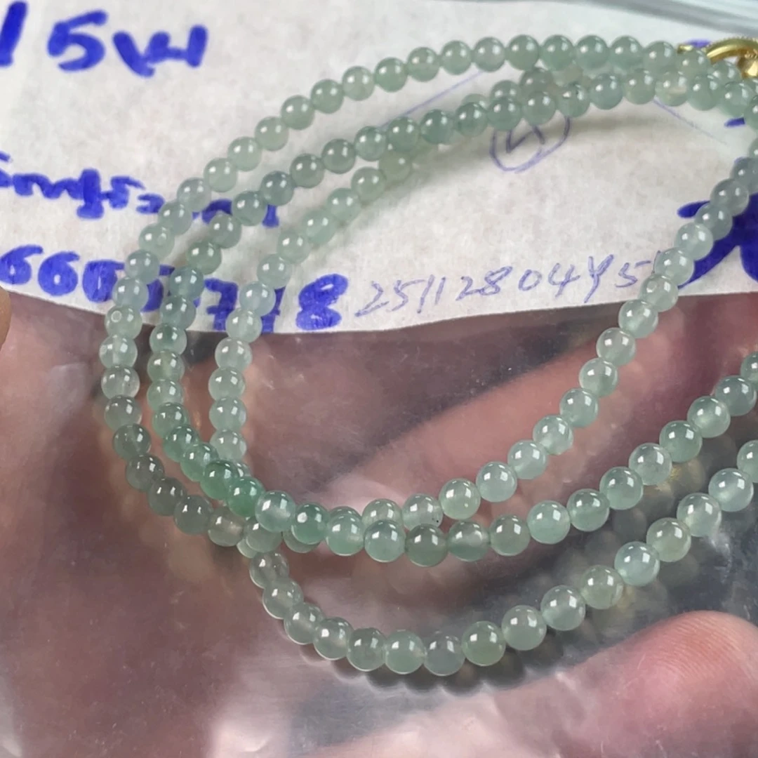 未镶嵌定制翡翠珠链