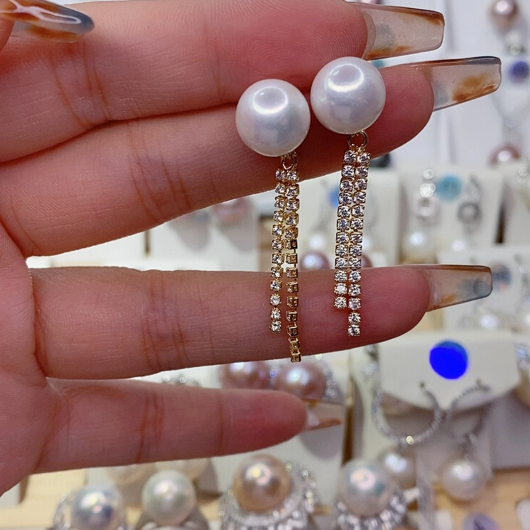 未镶嵌淡水珍珠耳饰