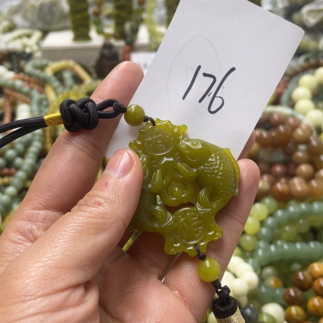 蛇纹石玉手链未镶嵌