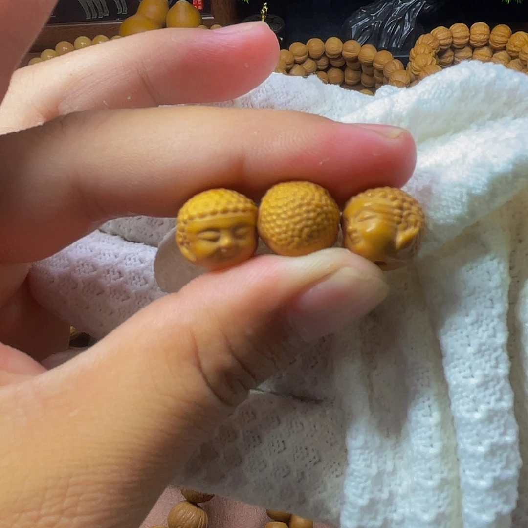 核桃手串/手链猴头雕刻佛宝宝福利