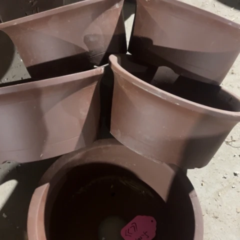 紫砂花盆   100-5。 27.-12,5