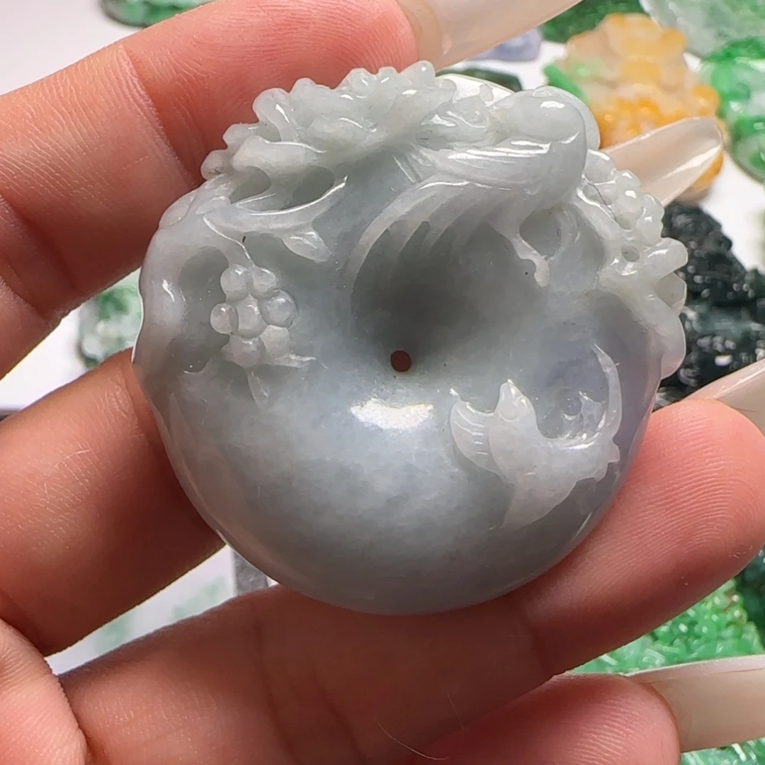 翡翠未镶嵌颈饰天然缅甸Ａ货