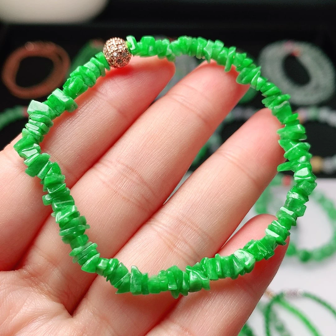 翡翠未镶嵌手链翡翠