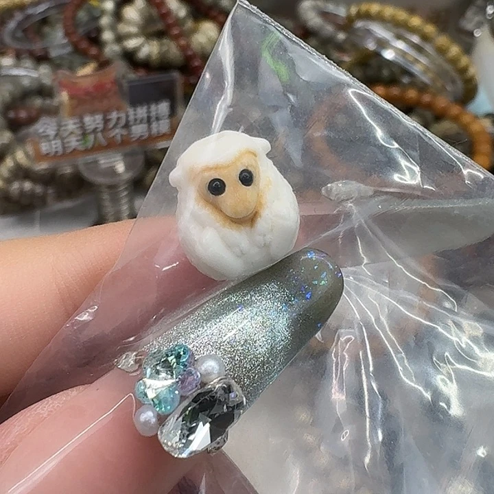 星月菩提手串55小羊头配饰一个