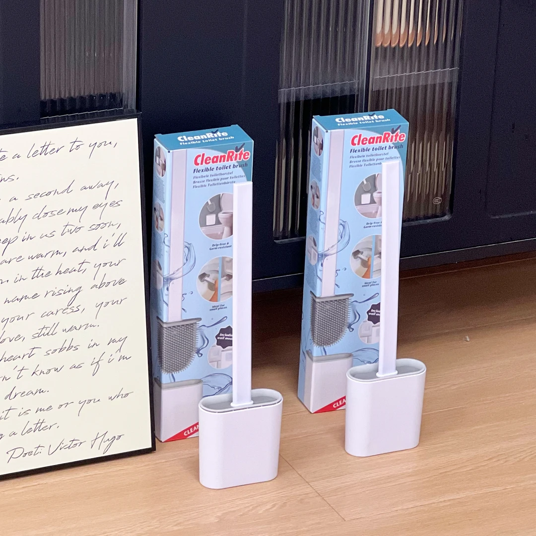 美国硅胶马桶刷超薄2个