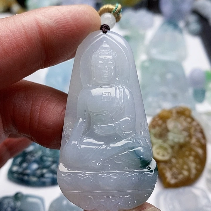 翡翠未镶嵌颈饰12345678