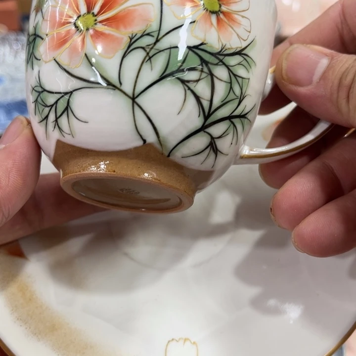 瓷片格桑花陶葊摸摸摸摸摸摸