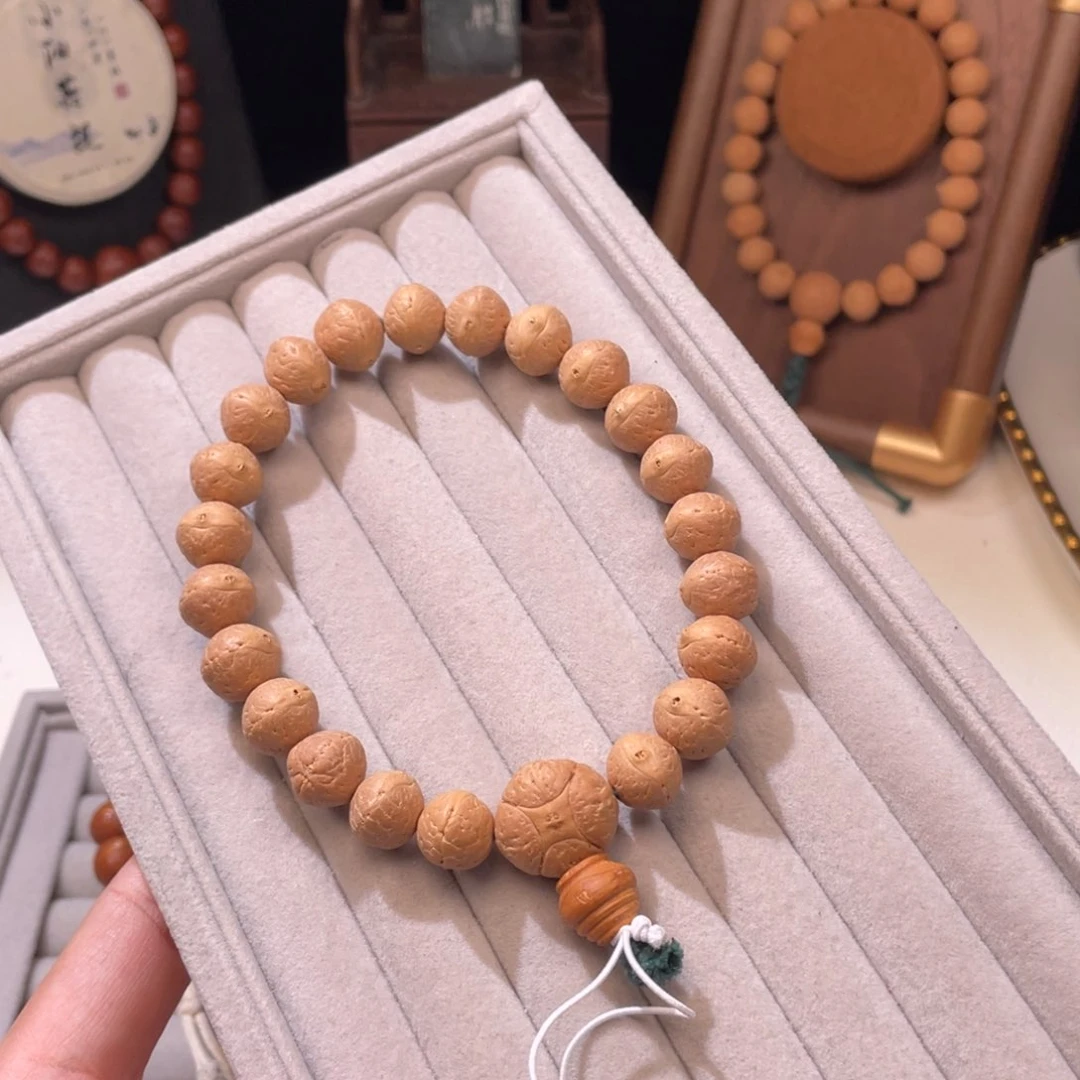 凤眼菩提手串a02A18高海拔老树铁籽