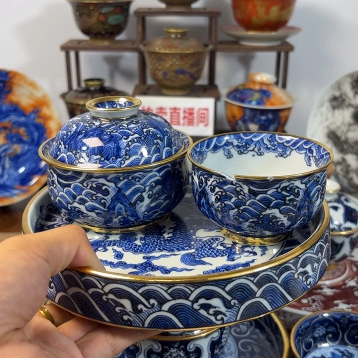 花***板景德镇手工手绘陶瓷