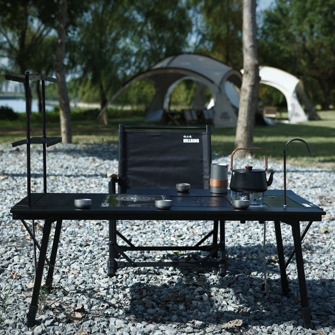 HILLRING屿山鸣可升降四单元IGT大师桌户外露营移动厨房套餐