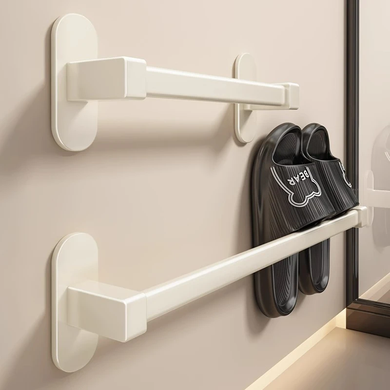 优勤浴室拖鞋挂架免打孔卫生间厕所沥水架子壁挂式置物架收纳神器