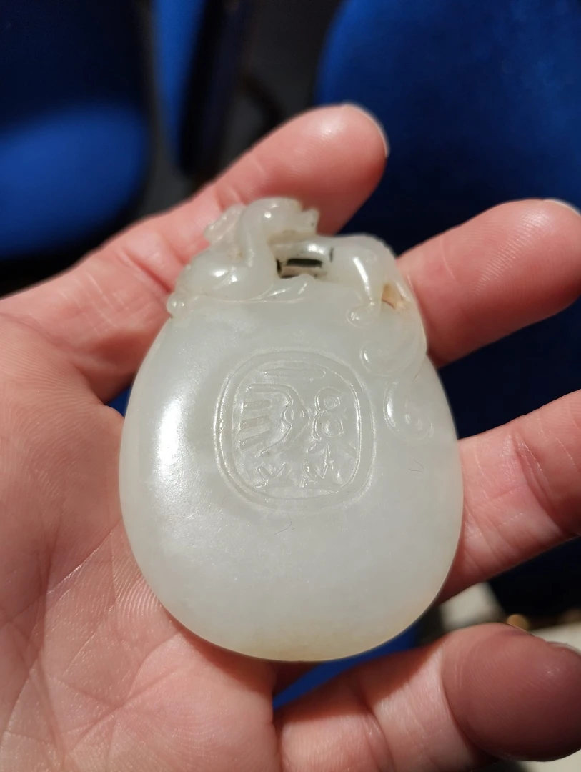 合金石英质玉吊坠 首饰吊坠，项链，欧洲老物件