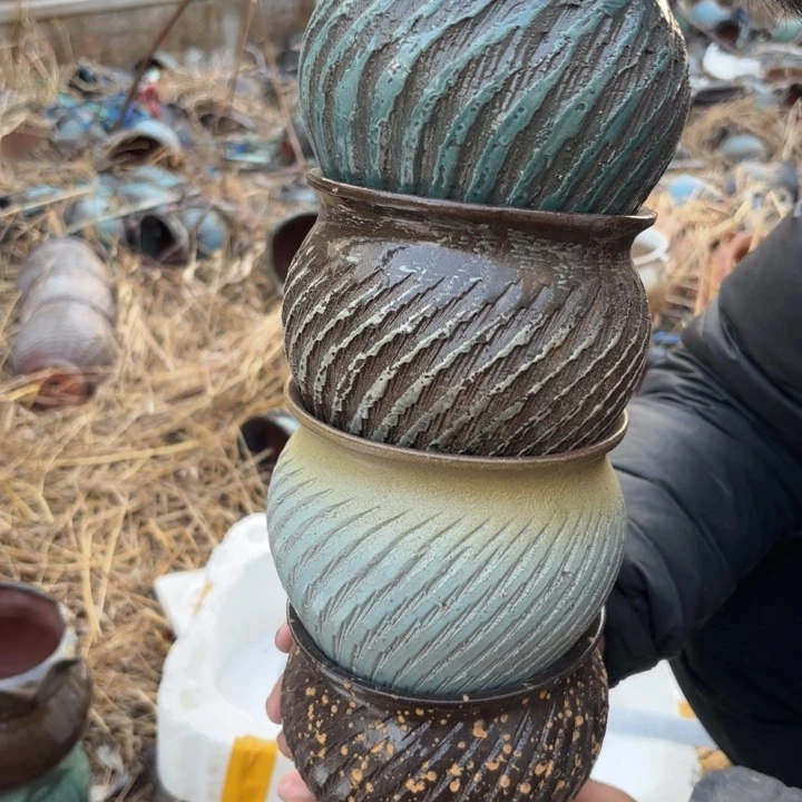 红陶口径 高度 花盆 14 13