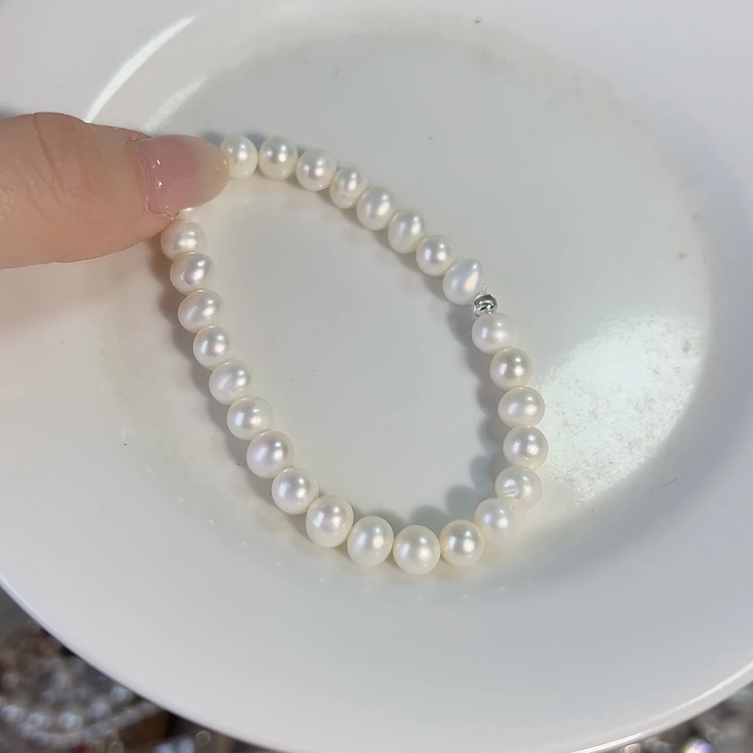 未镶嵌设计款珠宝首饰淡水珍珠