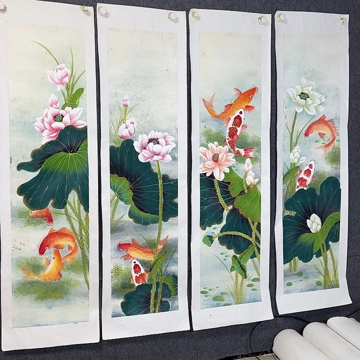 国画国画花鸟画作品