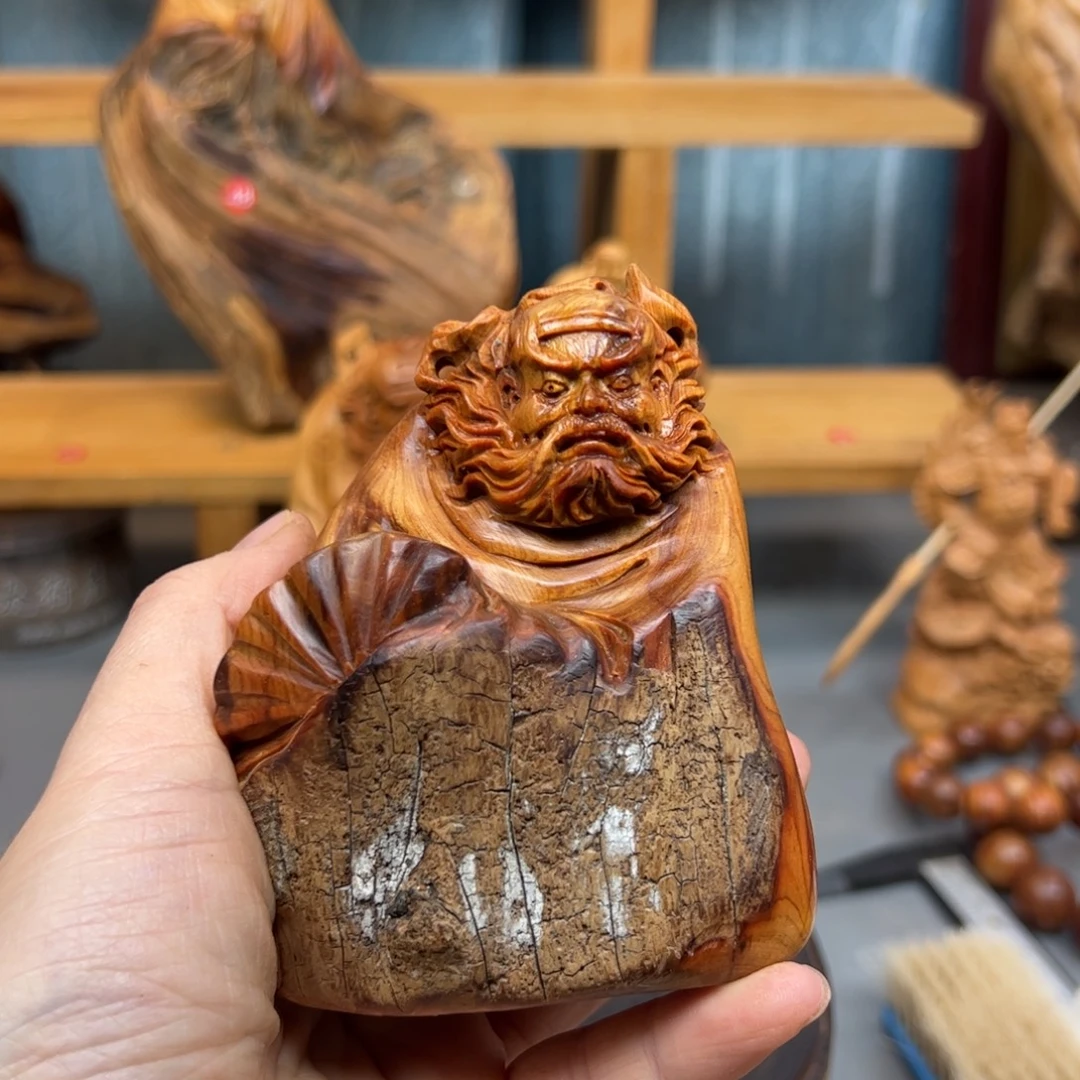 用***7柏木崖柏木摆件手把件