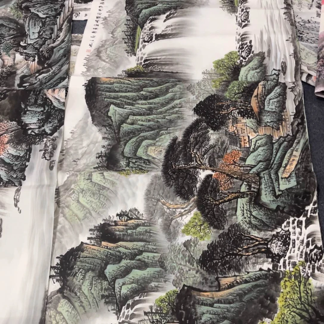 国画处理作品看好再拍哦