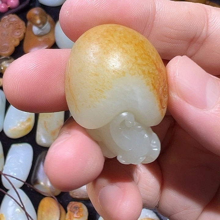 和田玉未镶嵌吊坠(不含链)