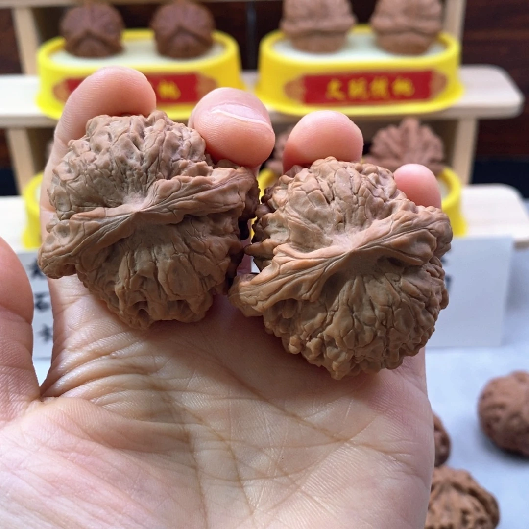 吊坠文玩核桃46龙鼎满身爆肉