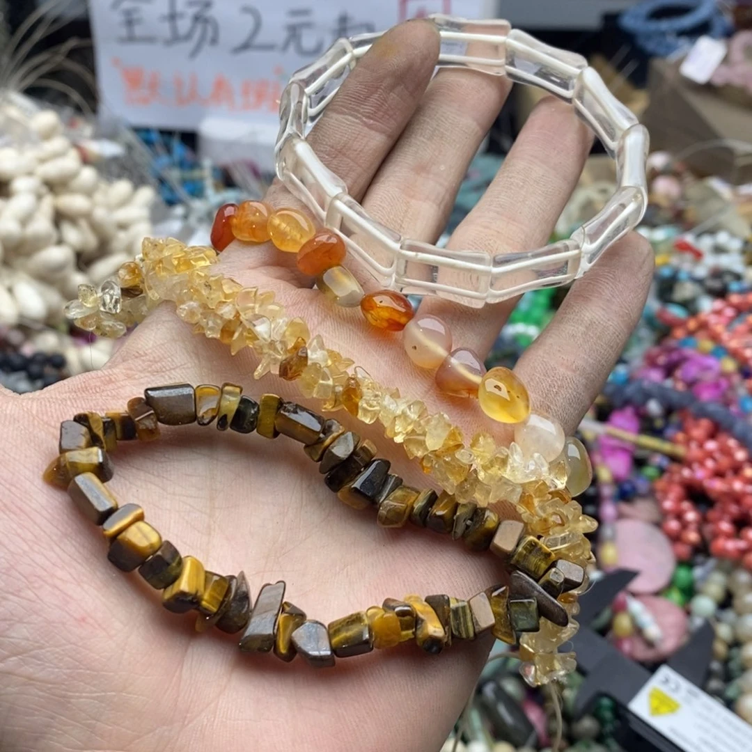 玛瑙/玉髓未镶嵌珠宝半成品打包L677
