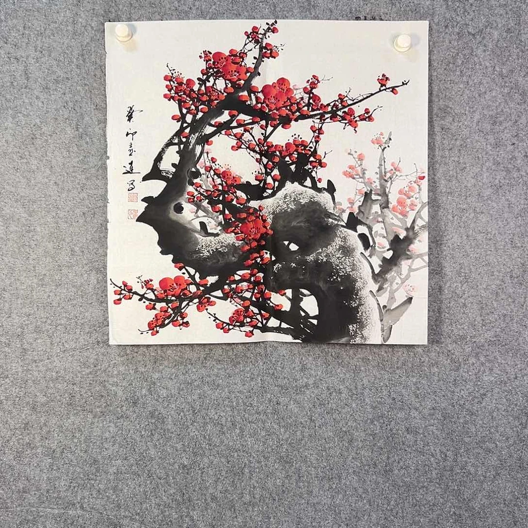 国画736 花鸟在此鸣叫时还要