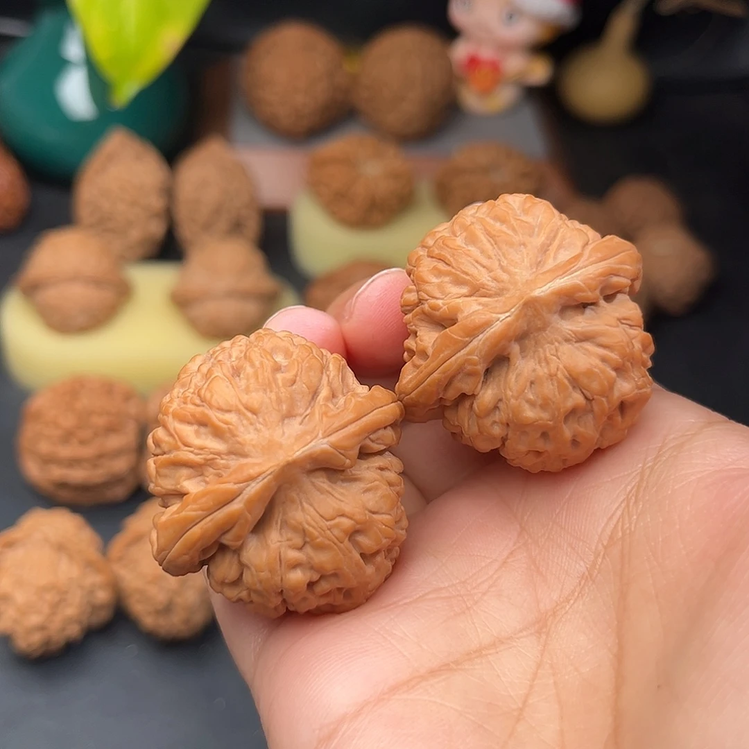 把件文玩核桃莲花全品36