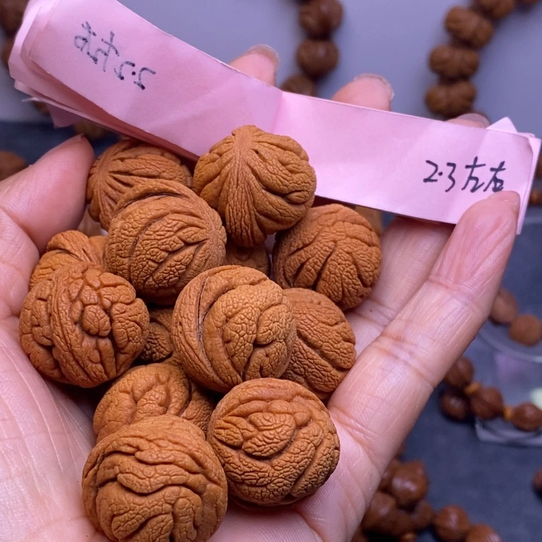 秦岭龙纹桃核13颗