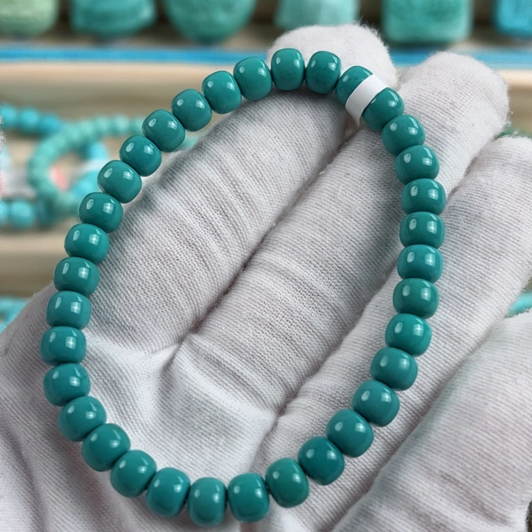 未镶嵌绿松石尺寸6.4mm