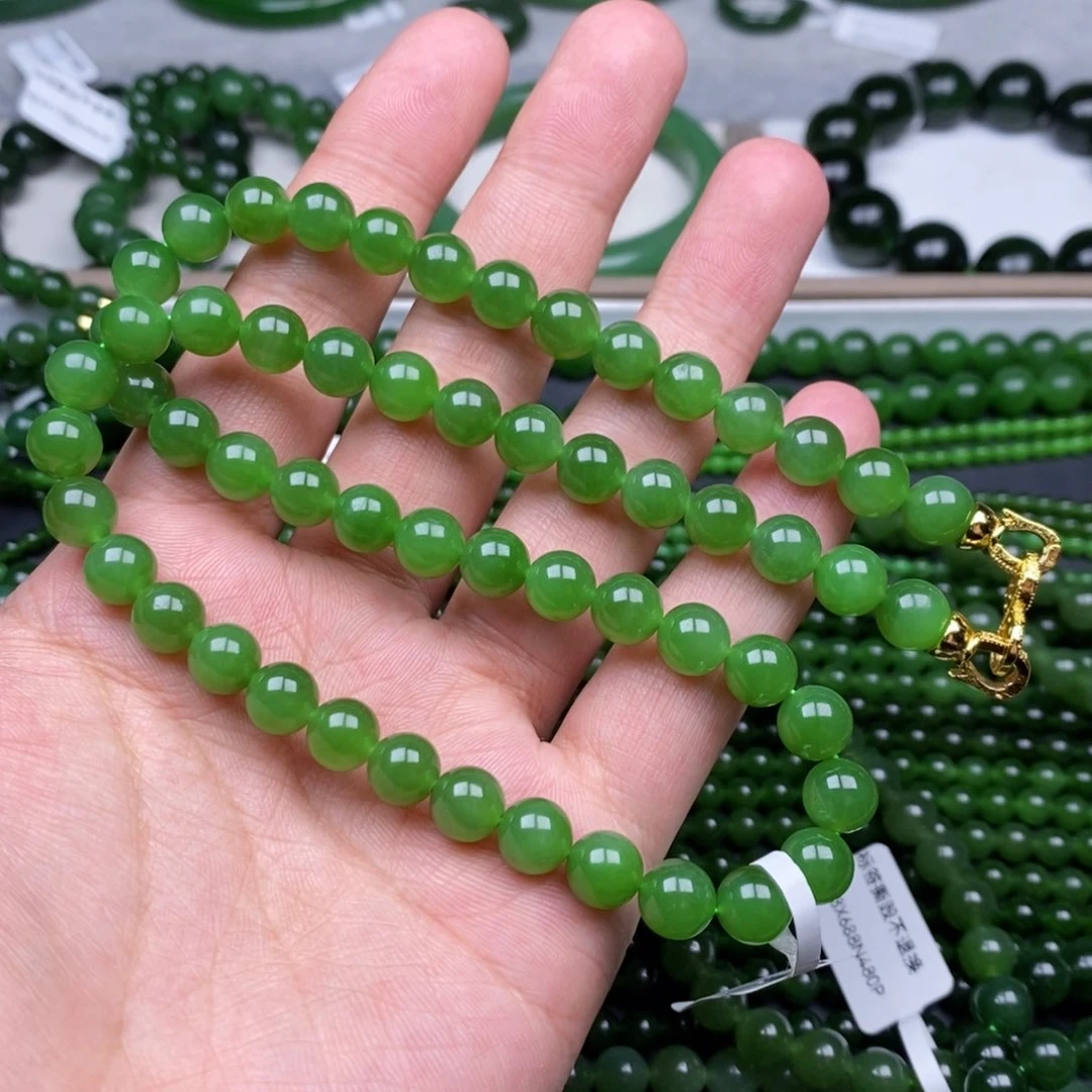 项链未镶嵌和田玉（碧玉）卡8