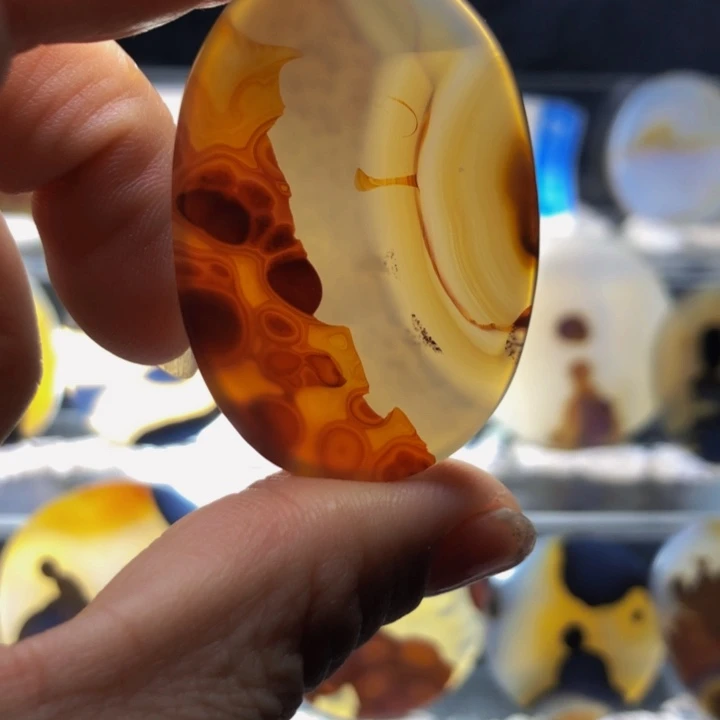 合金玛瑙/玉髓珠宝奇石45