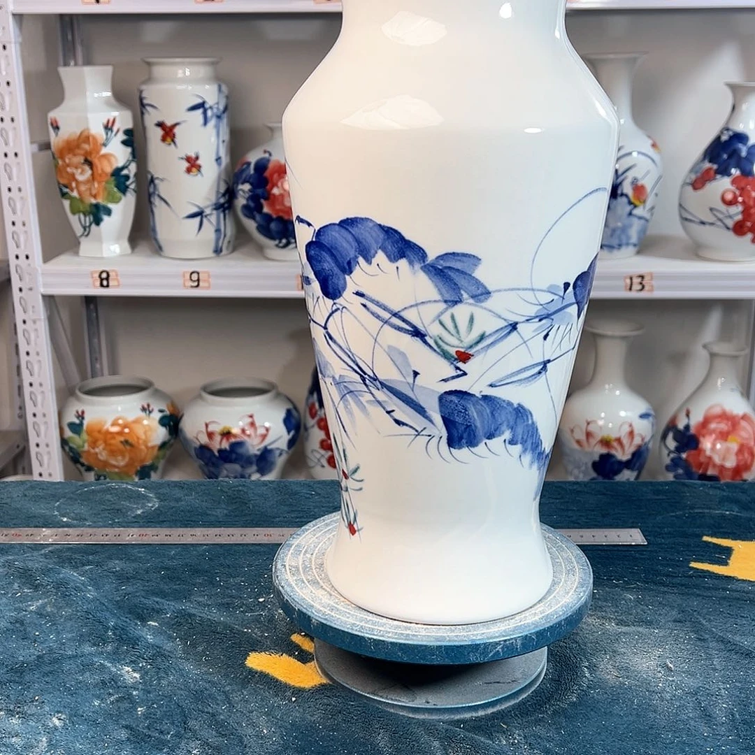 摆件景德镇陶瓷大鱼夏