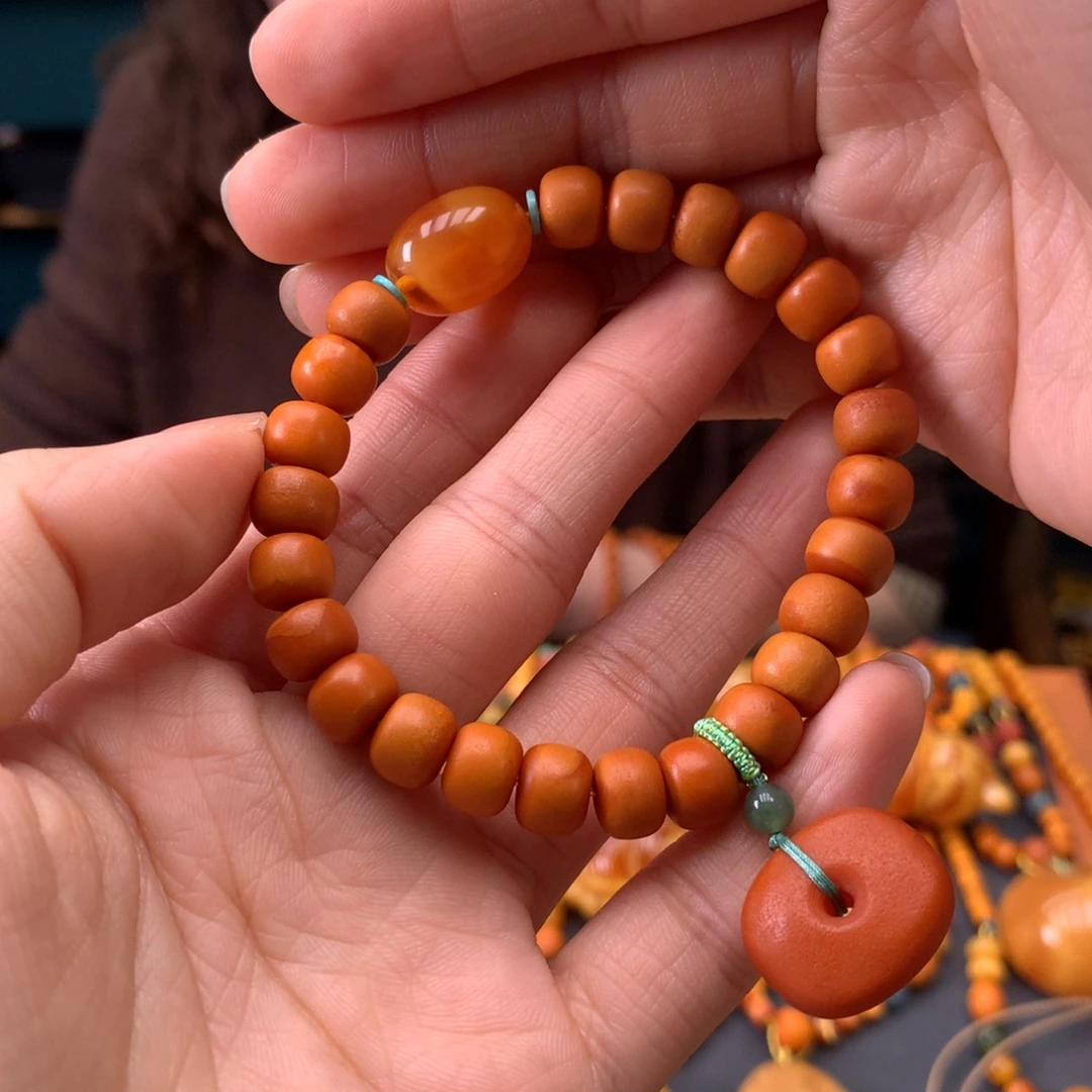 蜜蜡未镶嵌手串天然
