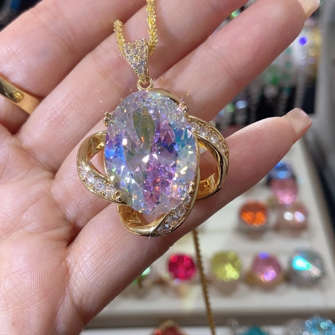 66锆石（处理）吊坠