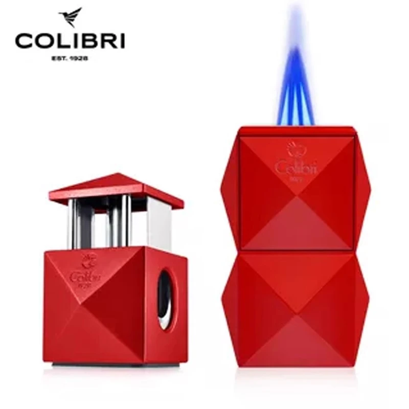 美国Colibri雪茄剪科乐比便携雪茄剪刀雪茄台剪平剪V剪锋利打火机