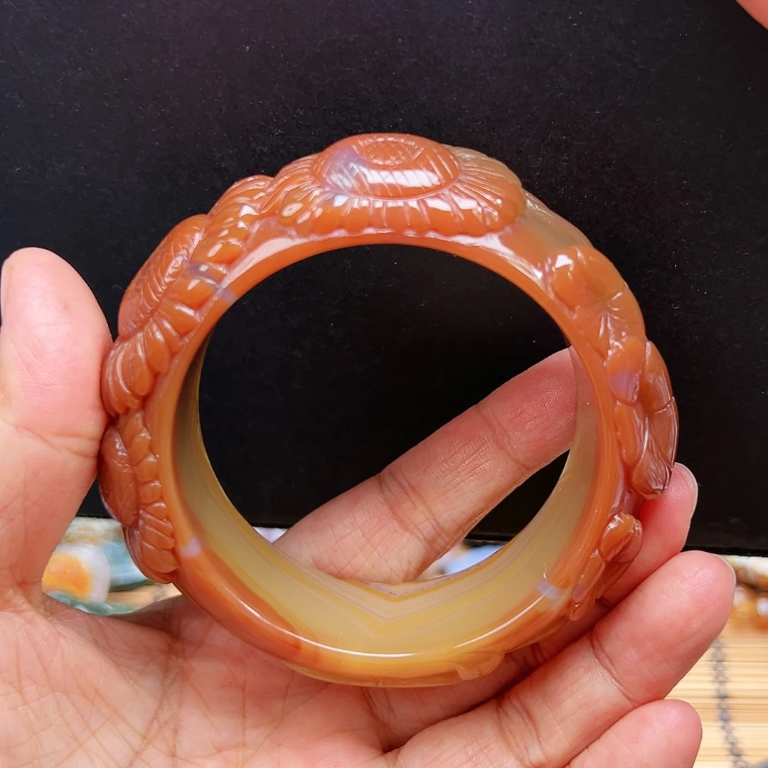 未镶嵌玛瑙/玉髓珠宝半成品