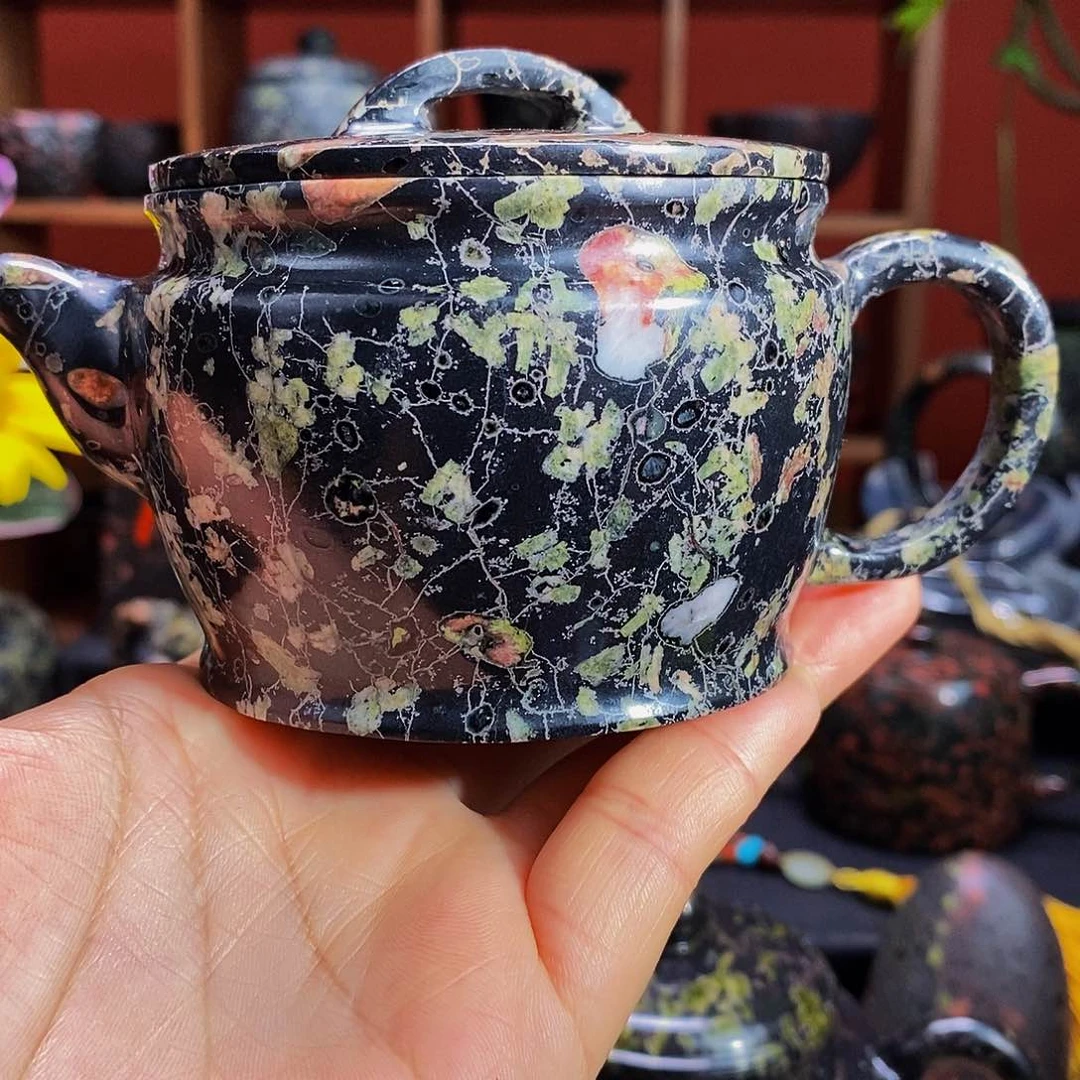 梅花玉精美梅花壶