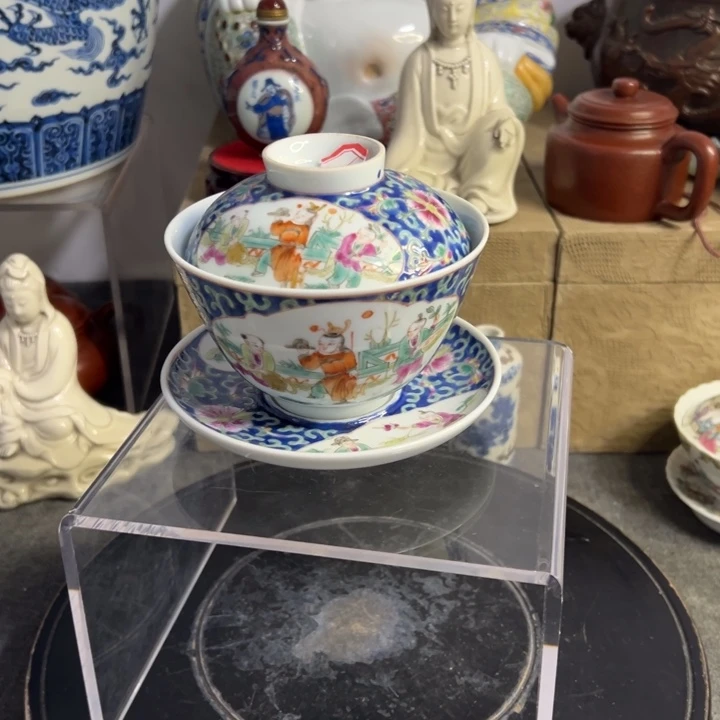 瓶粉彩瓷器粉彩瓷器