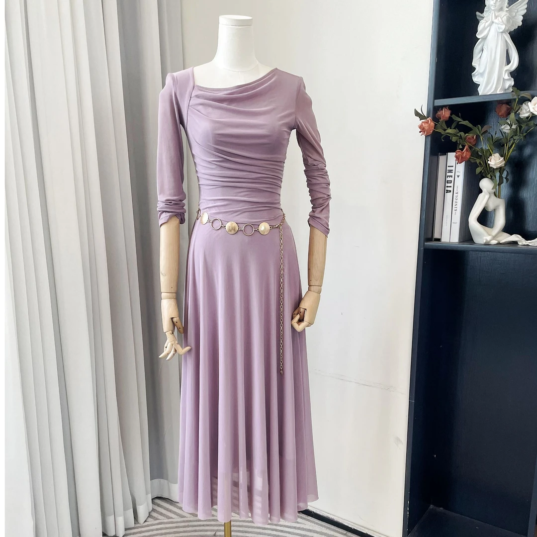 拉夏贝尔25夏季新气质时尚高级收腰显瘦连衣裙 13933 RCK