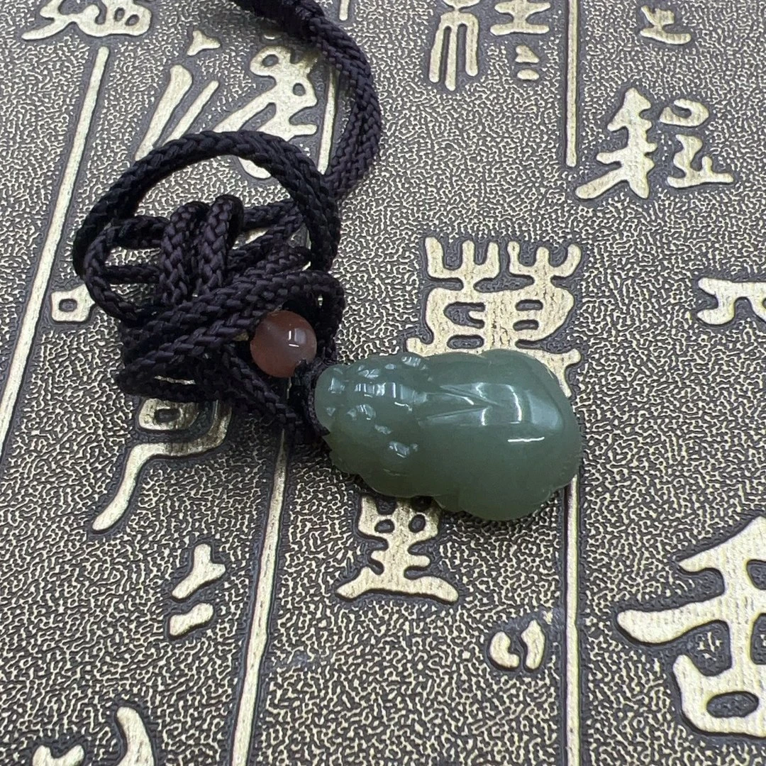 BY0625FZJT标017 北玉精选 和田玉貔貅挂件