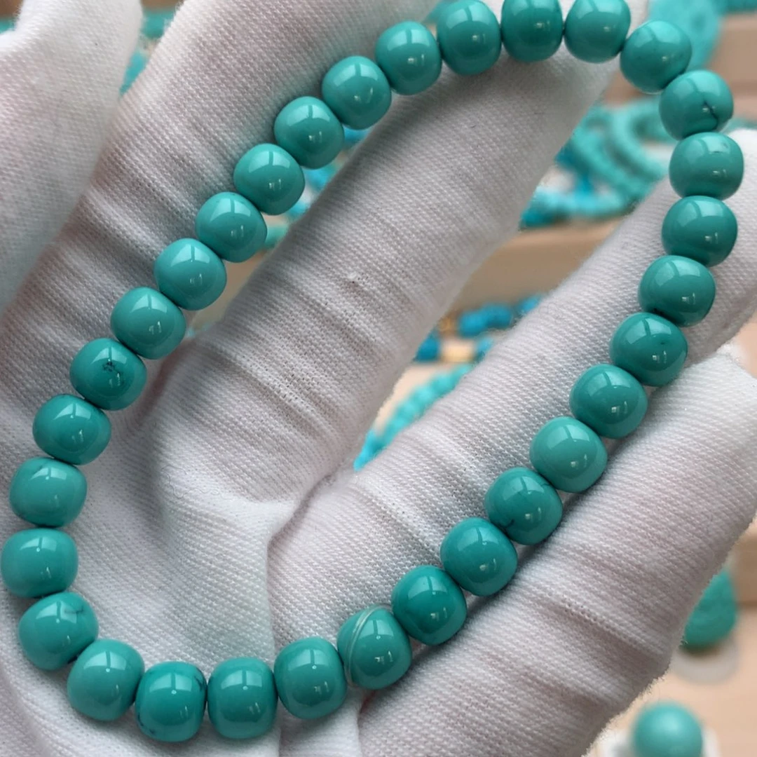 绿松石未镶嵌珠宝奇石7mm