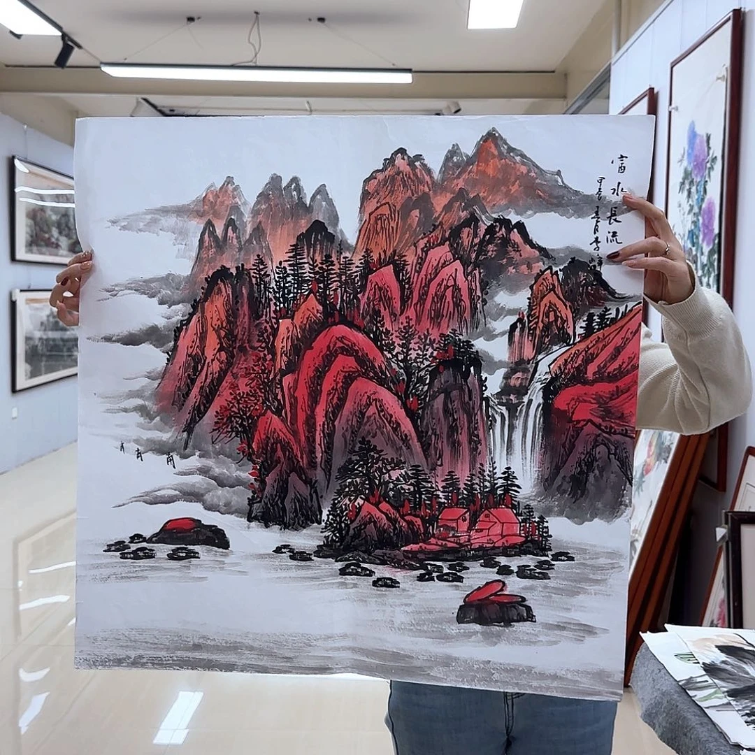 国画国画作品展，国画作品集一个