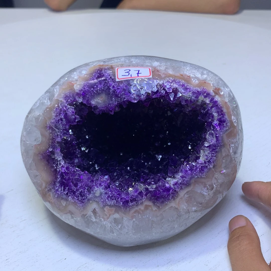 紫晶摆件未镶嵌許**。紫晶53