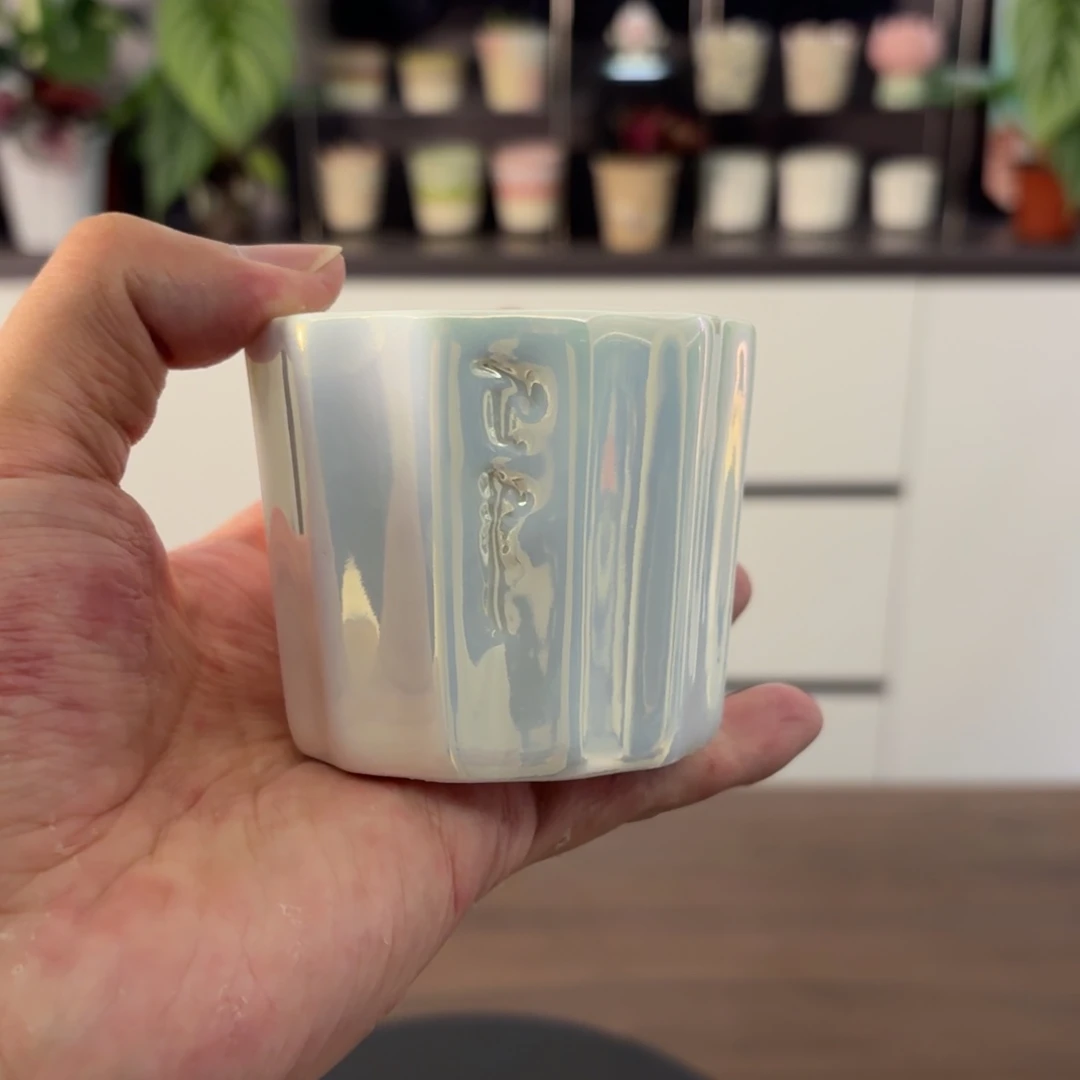 无花朵闪1funi陶瓷盆