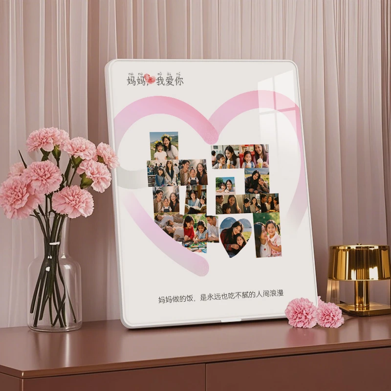 2025新款母亲节礼物送妈妈生日相框摆台送给长辈婆婆的创意仪式感